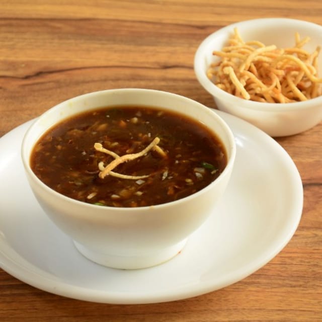Desi Manchow Soup.