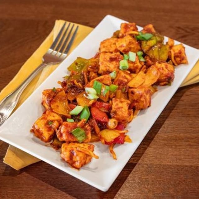 Tangra Chilli Paneer.